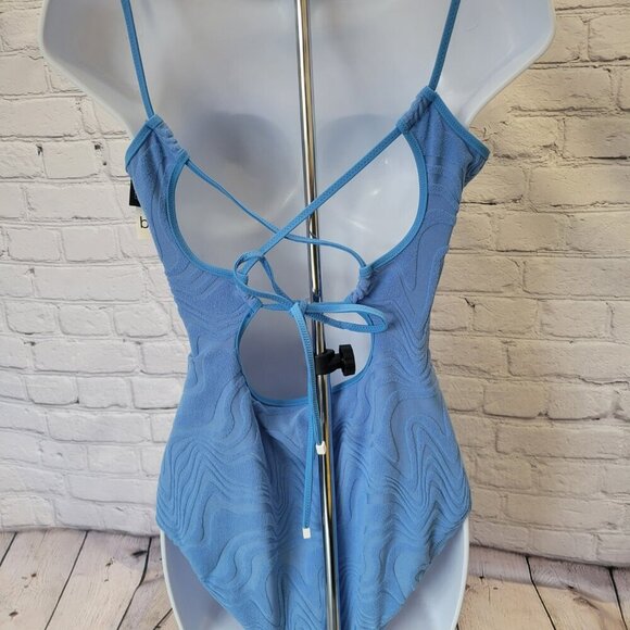 Bar III Women's Textured Tie-Back One-Piece Swimsuit - Picture 4 of 6